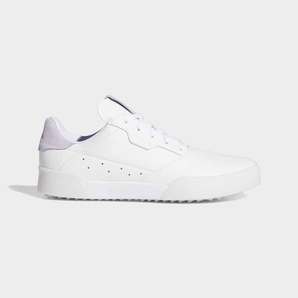 Pantofi Golf Adidas Adicross Retro Baieti Romania - Albi/Violet EG9144